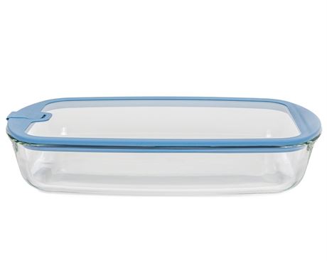 Sio 9x13 Glass Baking Dish with GLASS LID Lids Large Airtight Casserole Dish
