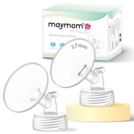 Maymom Wide Neck Pump Part Compatible wtih Spectra S1/S2 Pumps; Incl Wide Mouth