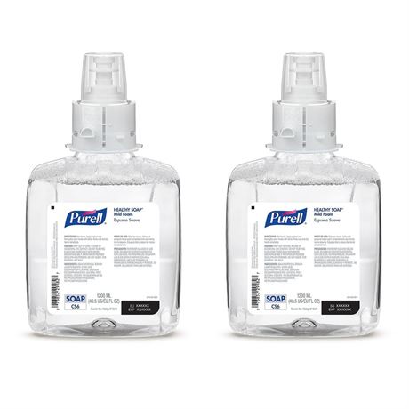 PURELL Brand Healthy SOAP Mild Foam, 1200 mL Refill for PURELL CS6 Touch-Free