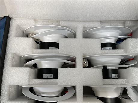 Govee Recessed Can Downlighting 6pk 1000 lm 650k 2000H App Control Works With