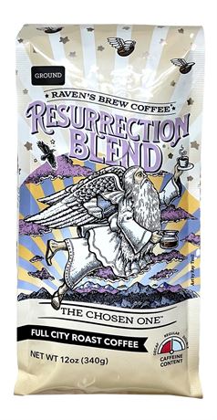 Raven's Brew Coffee Full Bodied Coffee Full City Roast Roast Ground -