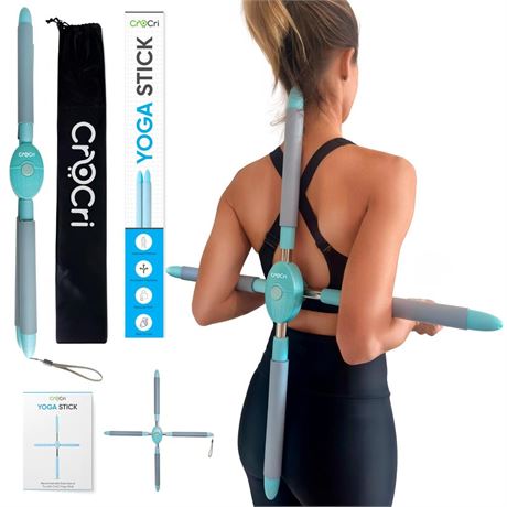 Yoga Stick,Posture Corrector Stick,Posture Pole,Back Cracking Pole,Dowagers