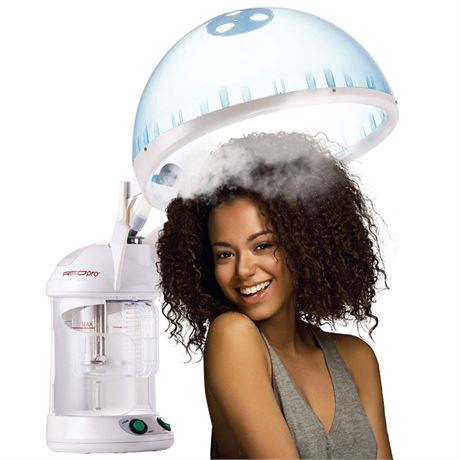 unknown Red Pro Hair Therapy 2-in-1 Hair Steamer & Facial Steamer for Deep