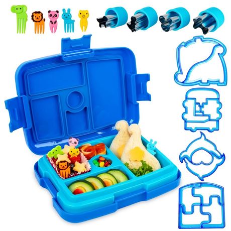 Bento Box for Kids & Toddlers aged 3-7 (loncheras para niños), with Kids Lunch