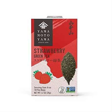Yamamotoyama Strawberry Green Tea, 18 Bags