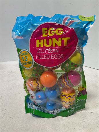 Egg Hunt Jelly Bean Filled eggs 12 count