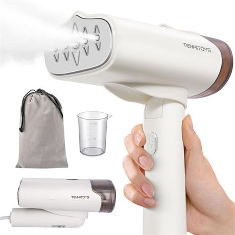 1000w Travel garment Steamer Iron for Clothes: 10s fast heat up Mini Portable