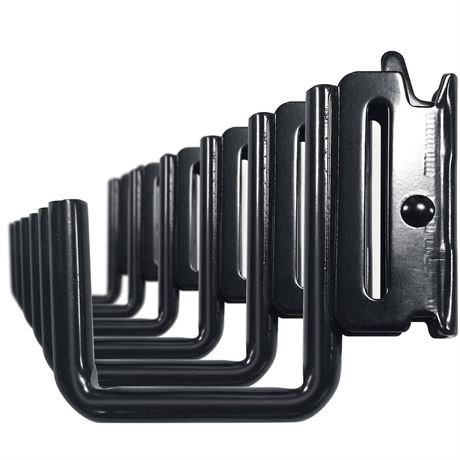 12PCS E Track J Hooks Heavy Duty E Track X Track Steel Hanger, Spring Fitting E