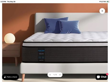 Queen Rose - Hybrid Mattress Standard - Twin 10”