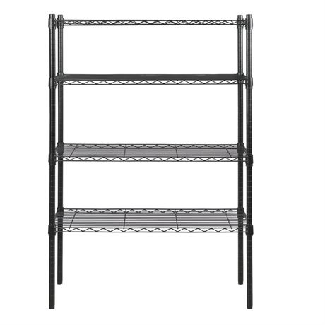 Hyper Tough 4 Tier Wire Shelf Unit, 36"W x  14"D x 54" H, 1400lb Load Capacity,