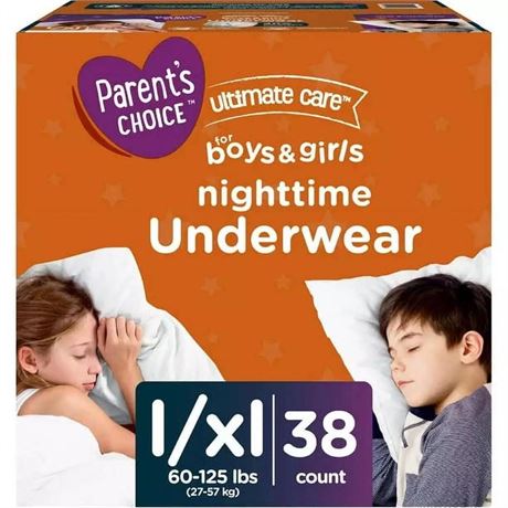 Parent S Choice Unisex Nighttime Bedwetting Underwear  Large-Extra Large  38