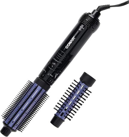 OFFSITE Conair Supreme 2-in-1 Hot Air Brush, Black & Purple Black & Purple 1