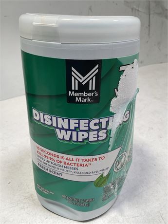 Member's Mark Disinfecting Wipes Fresh scent 78ct