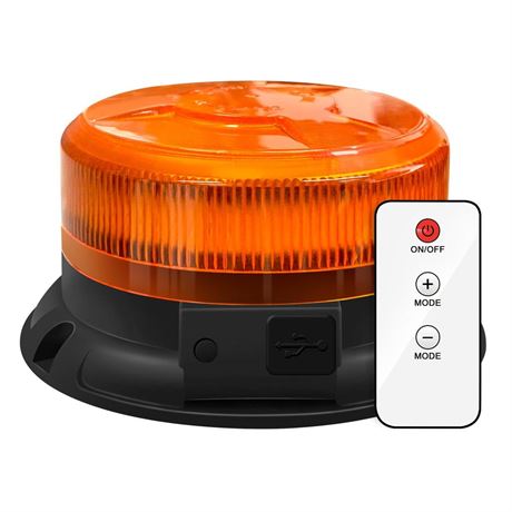 AnTom LED Strobe Lights - Wireless Remote Control Flashing Light-12-24v High