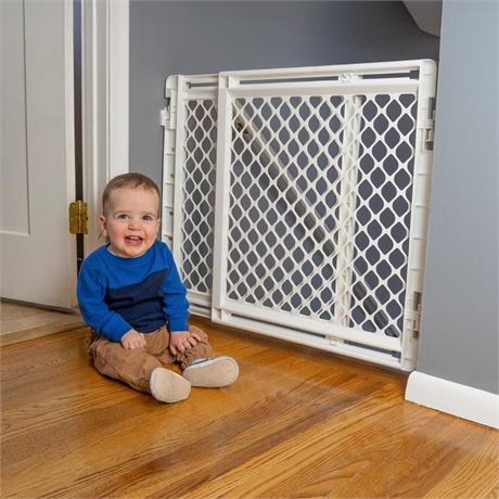 Toddleroo by North States Baby Gate for Stairs: Stairway Secure Gate. Fits