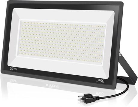 500W LED Flood Light Outdoor,2750W Equivalent Super Bright FloodLight with