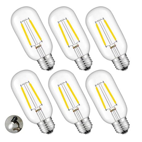 CRLight LED Tubular Bulb 4000K Neutral White, 30W Equivalent 300 Lumens, 2W