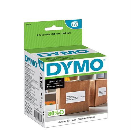 DYMO Authentic LW Shipping Labels, DYMO Labels for LabelWriter Label Printers,