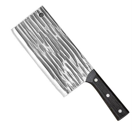 YIKANGHENG Professional Cleaver Chef Knife, High Strength Stainless Steel 7.5