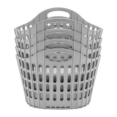 2 Pack Foldable Laundry Baskets,Laundry Basket, Foldable Clothes Hamper