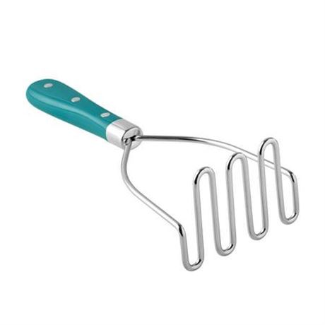 The Pioneer Woman Frontier Collection Stainless Steel Masher  Deep Teal
