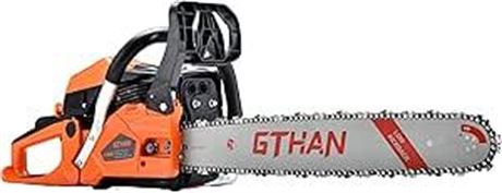 GTHAN 62cc Gas Chainsaws 2-Cycle Gasoline Powered Chain Saws Handheld Cordless