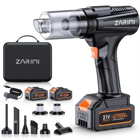 Cordless Handheld Car Vacuum Cleaner, 50,000Pa High-Power Rechargeable Dust