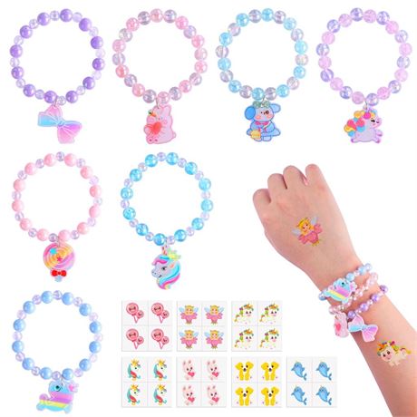 28 PCS Friendship Bracelets for Teen Girls, Adjustable Stretch Beaded Bracelets