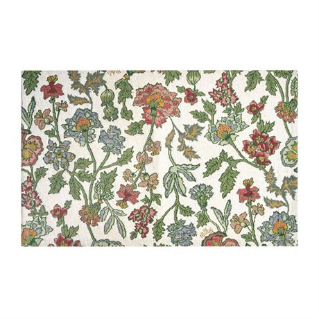 Beautiful Wildflower High Low Kitchen Rug by Drew Barrymore, Multiple, 32"W x
