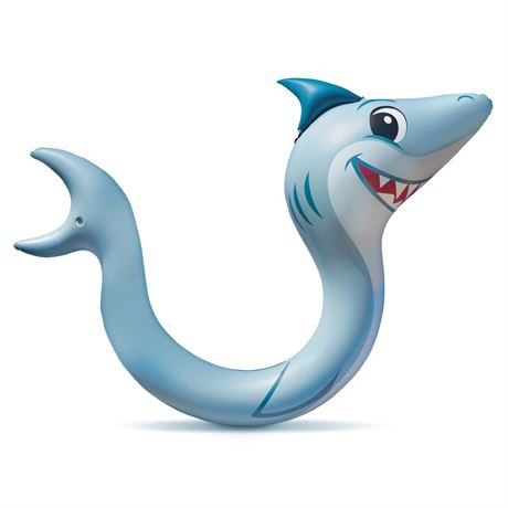 Bluescape Shark Pool Noodle – Inflatable Blue Pool Float for Kids & Adults, Fun