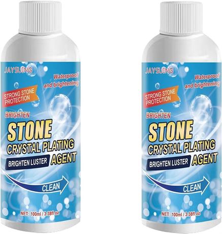 22 Pack Stone Stain Remover Cleaner, Nano Stone Crystal Plating Agent, Marble