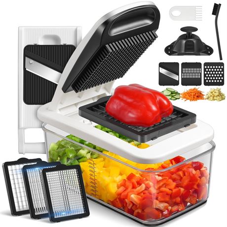 Sopito Vegetable Chopper Mandoline Slicer - Multifunctional Veggie Food Chopper