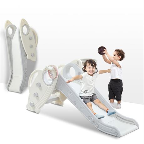 Onasti Kids Slide for Toddlers Age 1-3 Indoor Baby Plastic Slide Outdoor