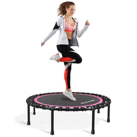 Newan 40"-48" Silent Mini Trampoline Fitness Trampoline Bungee Rebounder