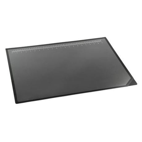 Desk Pad Lift-top Logo 20x31 Black Overlay Clear Drop Ship