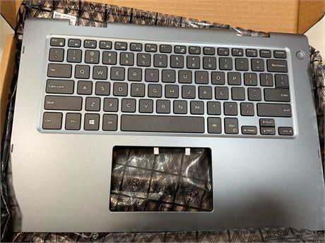 Replacement Laptop Upper Case Palmrest Keyboard Assembly Part for DELL Inspiron