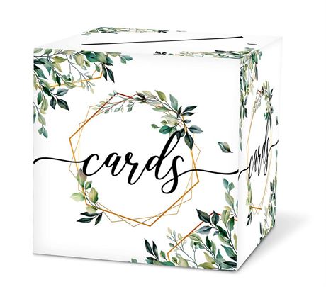 Greenery Theme Card Box  888 Gift Or Money Box Holder for Wedding,Baby or