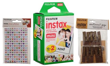 20 Pack Fujifilm Instax Mini Photo Camera Film Pack