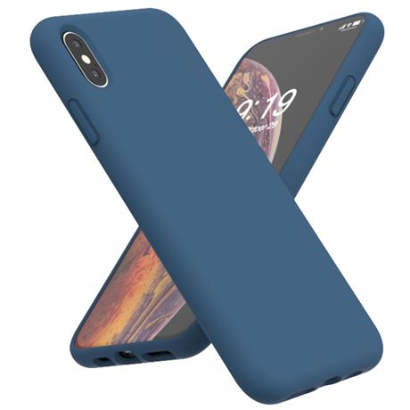 Designed for iPhone Xs Max Case, Silicone Phone Case Full Covered Shockproof