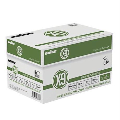 8-1/2 in. x 11 in. White Bulk Copy Paper (5000 per Pack)