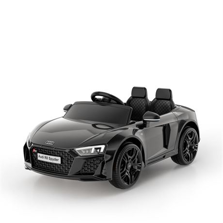 Audi R8 Spyder Children Electric Ride On Car W/Dual Motors 12V Battery LED