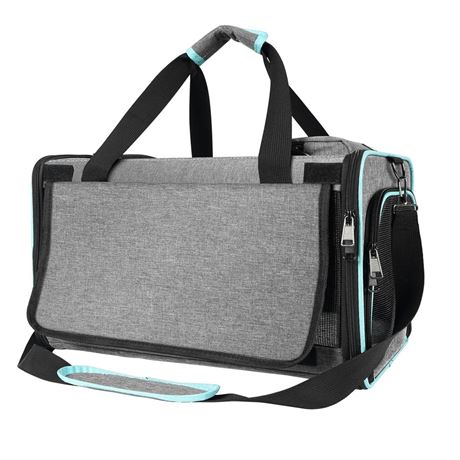 GAPZER Cat Carrier Alaska Airline TSA Approved 17x11x9.5 Soft-Sided Small Pet