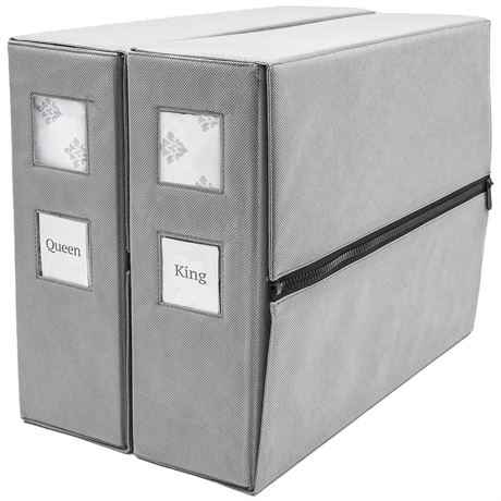 OFFSITE Linen Closet Bed Sheet Organizer (2 pack)