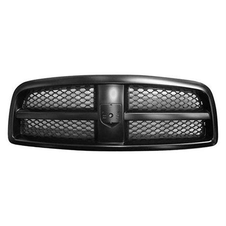 CarPartsDepot Front Grille Grill All Black for 2006-2009 DODGE RAM 1500 2500