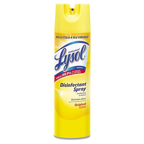 Professional Lysol Disinfectant Spray, Original Scent, 19oz