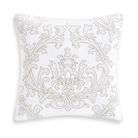 Hotel Collection Classic White Shop Decorative Pillow, 18" X 18", Created for