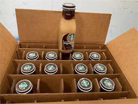 Starbucks Frappuccino Coffee Drink, Mocha, 13.7 fl oz Bottles (12 Pack)