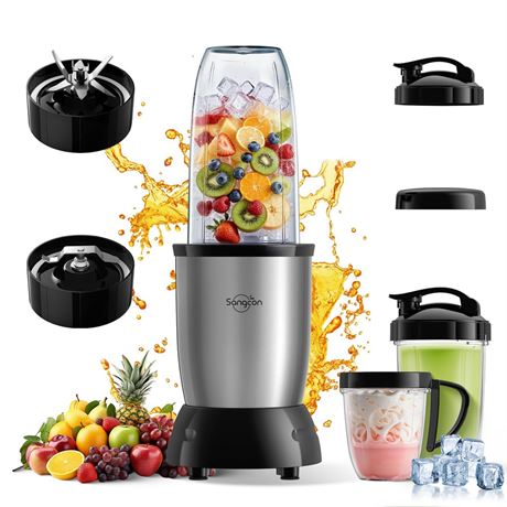 Sangcon 1000w Smoothie Blender for Kitchen, Blender for Smoothies, with