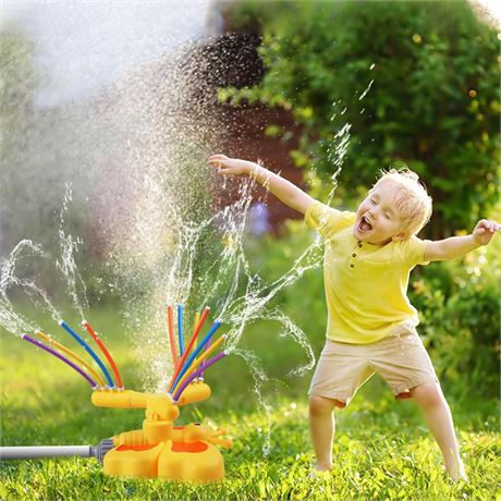 Water Sprinkler for Kids - Toddler Outdoor Toys - Summer Splash Fun Activities