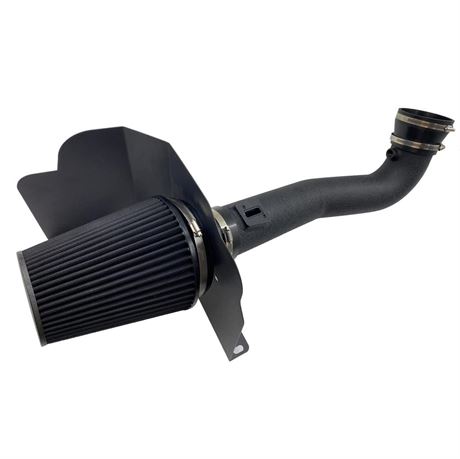 4-Inch Cold Air Intake Kit with Heat Shield + Filter Compatible for Silverado